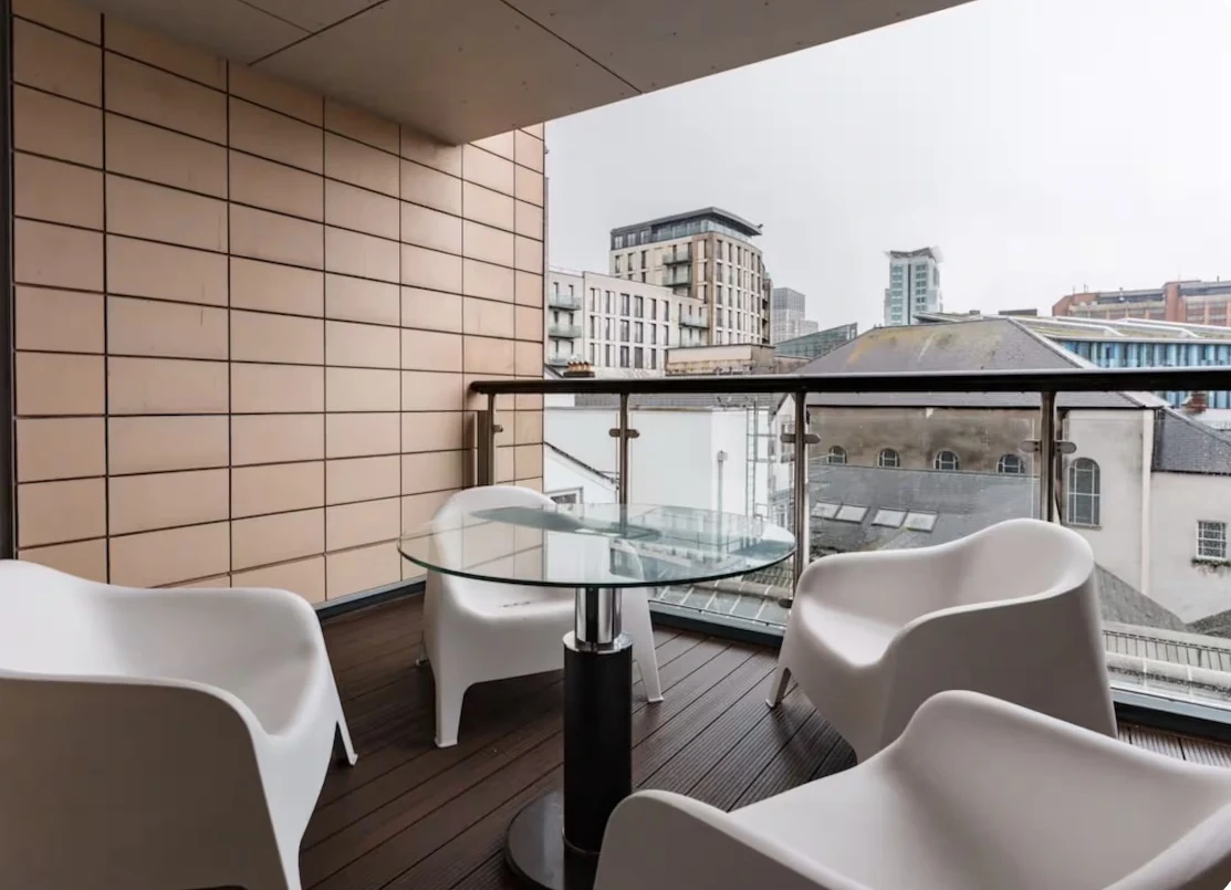 View from a managed Cardiff property